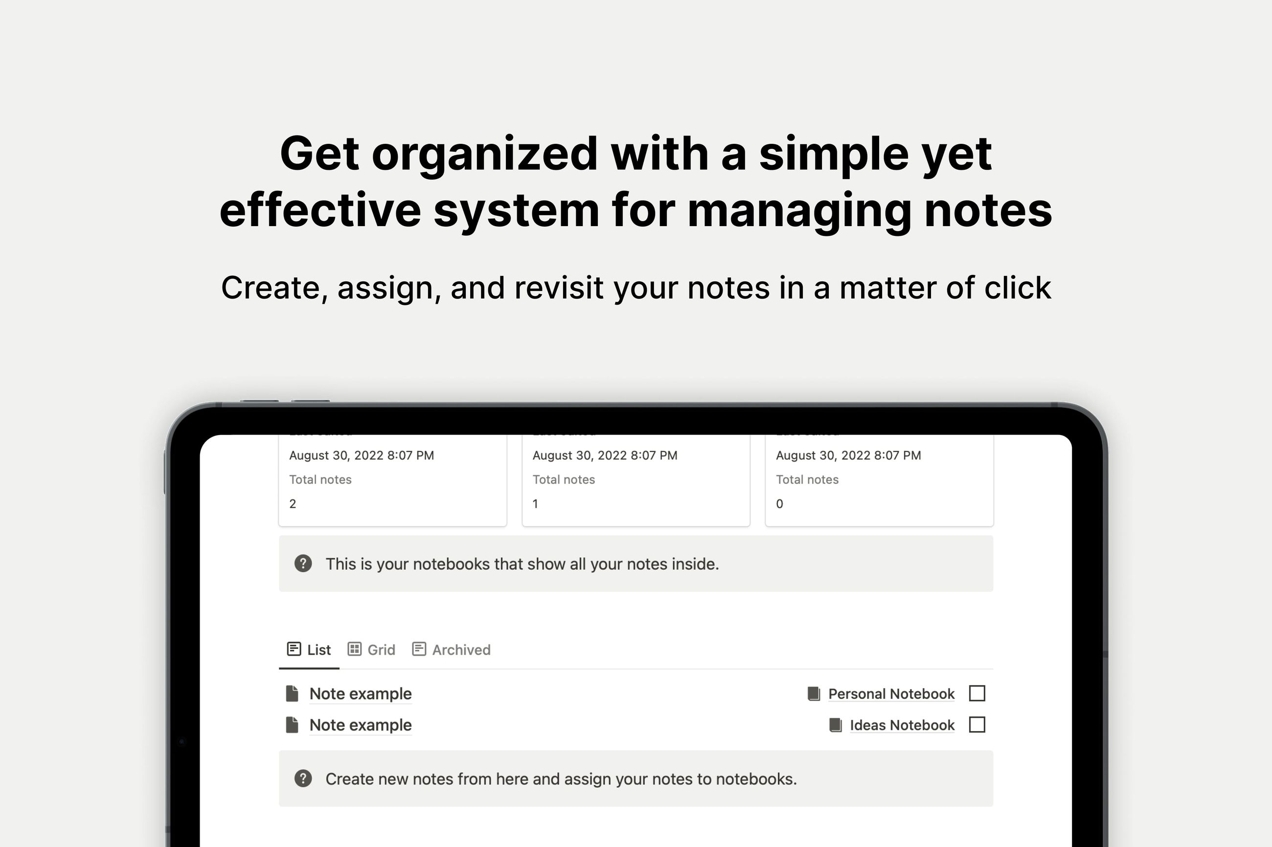 Notion Notebooks Notionway
